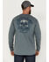 Image #2 - Cody James Men's FR Skull Logo Graphic Long Sleeve Work T-Shirt , Slate, hi-res