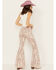 Image #3 - Shyanne Women's High Rise Paisley Americana Print Flare Jeans, Multi, hi-res