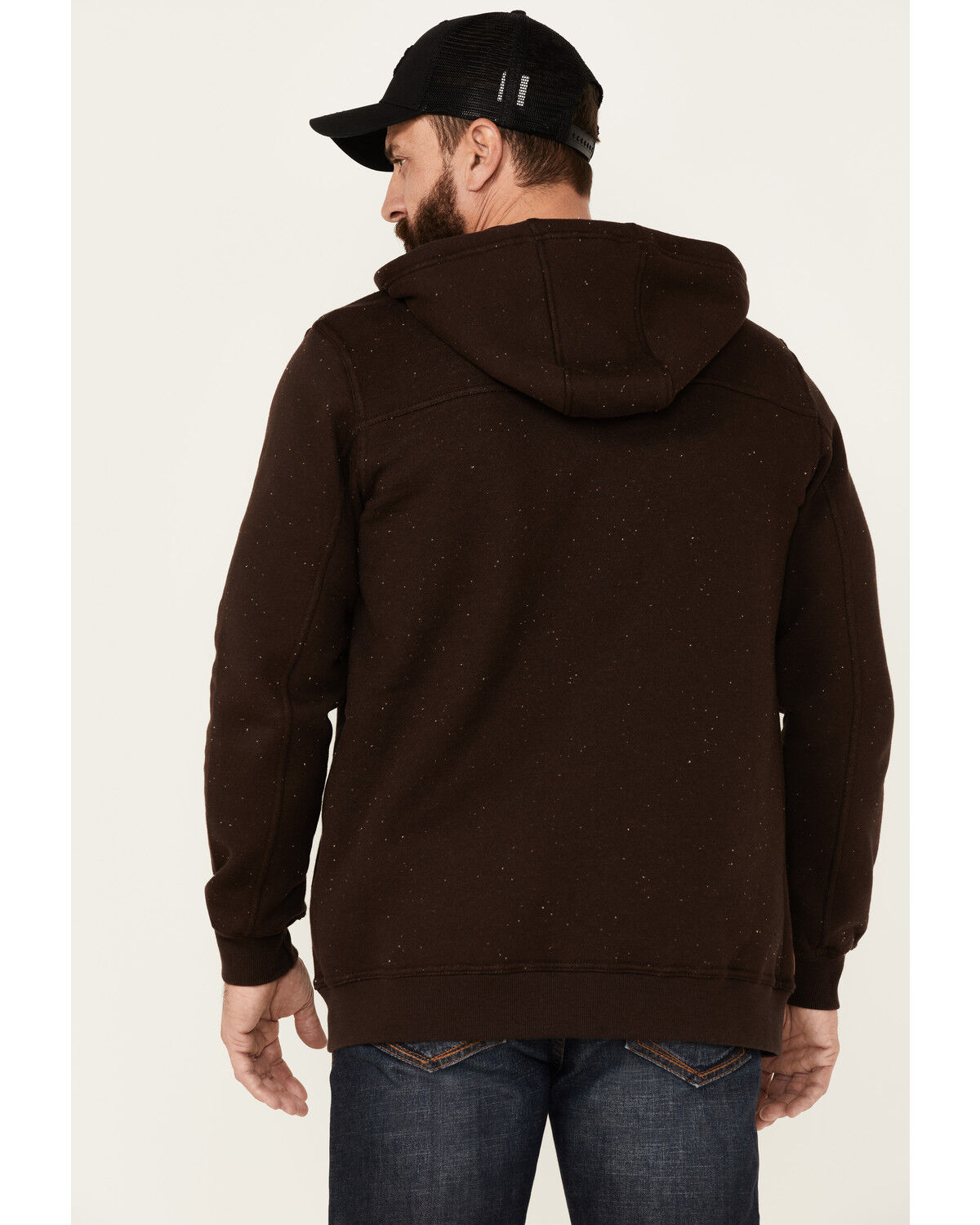 Image #4 - Moonshine Spirit Men's Brown Koa Wood Zip-Front Hooded Jacket, Brown, hi-res