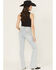Image #3 - Shyanne Women's Celeste Light Wash High Rise Bootcut Comfort Stretch Denim Jeans, Light Wash, hi-res