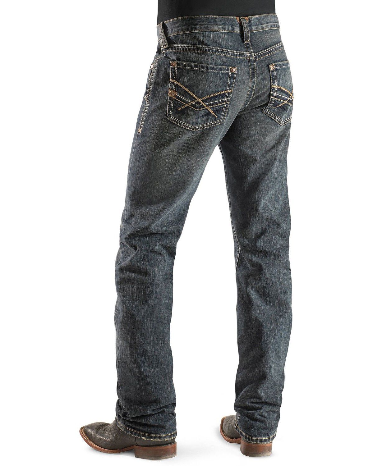 Image #1 - Ariat Men's M5 Straight Fit Straight Leg in Deadrun, Denim, hi-res