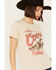 Image #2 - Changes Women's OG Coors Cowboy Short Sleeve Graphic Tee, Cream, hi-res