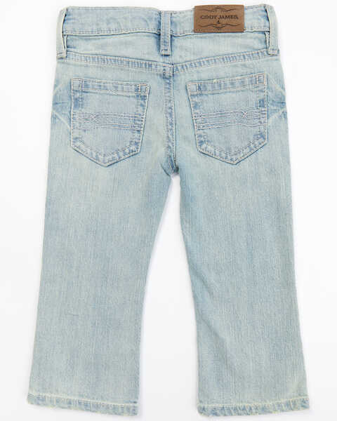 Image #3 - Cody James Toddler Boys' Light Wash Pioneer Slim Stretch Bootcut Jeans , Light Medium Wash, hi-res