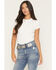 Image #1 - Shyanne Women's Pearla Square Chain Concho Belt, Silver, hi-res