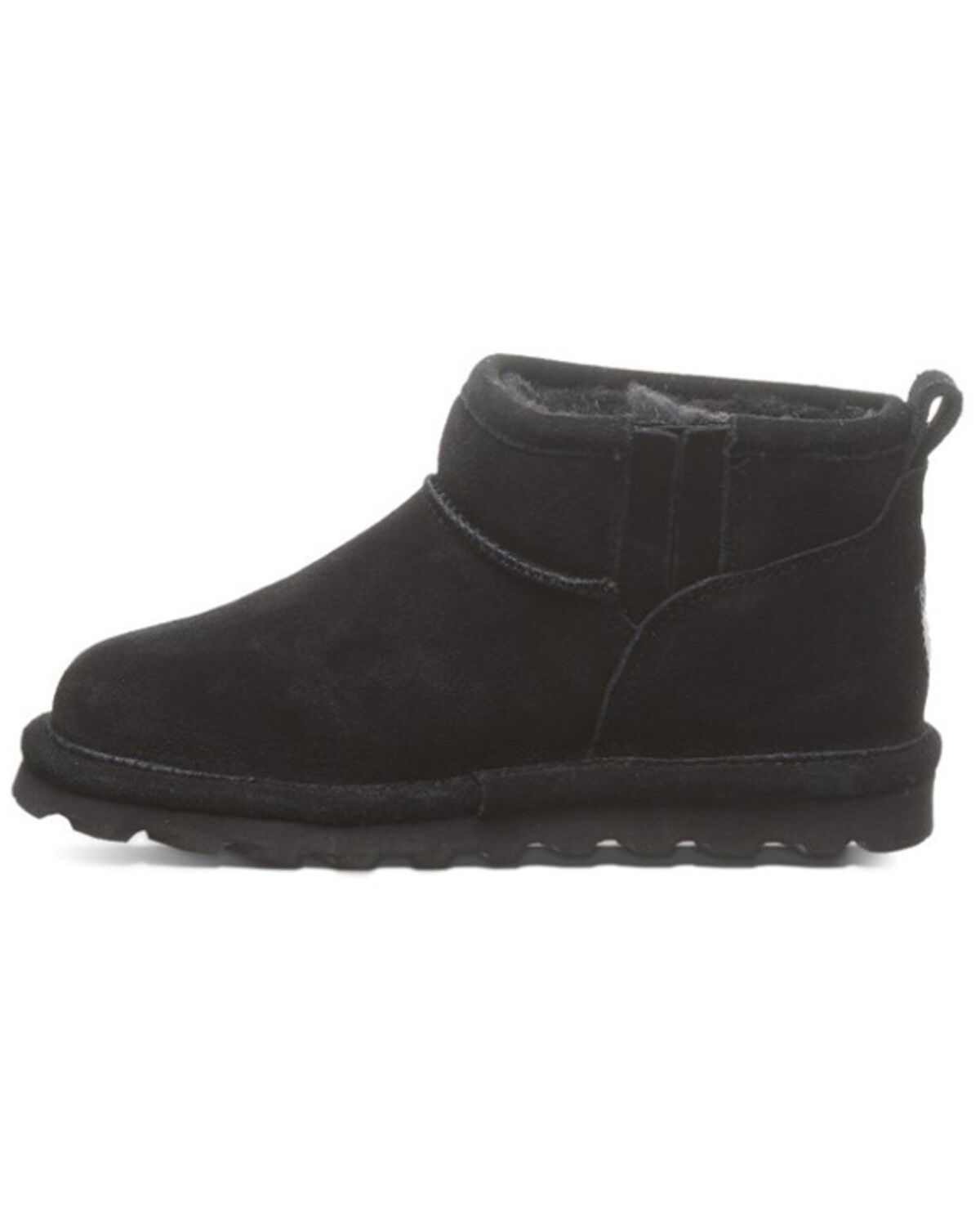 Image #3 - Bearpaw Girls' Shorty Casual Boots - Round Toe, Black, hi-res