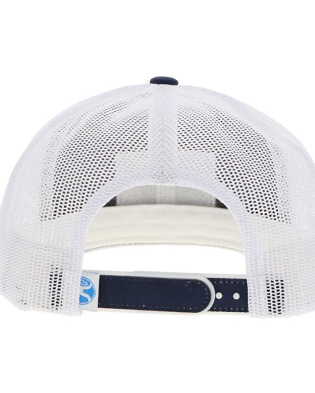 Image #2 - Hooey Men's Doc Trucker Cap, Blue/white, hi-res