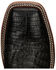 Image #6 - Justin Men's Haggard Exotic Caiman Western Boots - Broad Square Toe, Black, hi-res