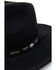 Cody James Men's Wool Felt Pinch Crease Western Hat, Black, hi-res