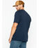 Image #2 - Carhartt Men's Loose Fit Heavyweight Logo Pocket Work T-Shirt, Navy, hi-res