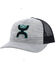 Hooey Men's Sterling Snapback , Grey, hi-res
