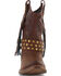 Coconuts by Matisse Women's Perforated Fringe Booties, Brown, hi-res
