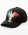 Image #1 - Cody James Men's Phoenix Mexico Flag Eagle Ball Cap, Black, hi-res