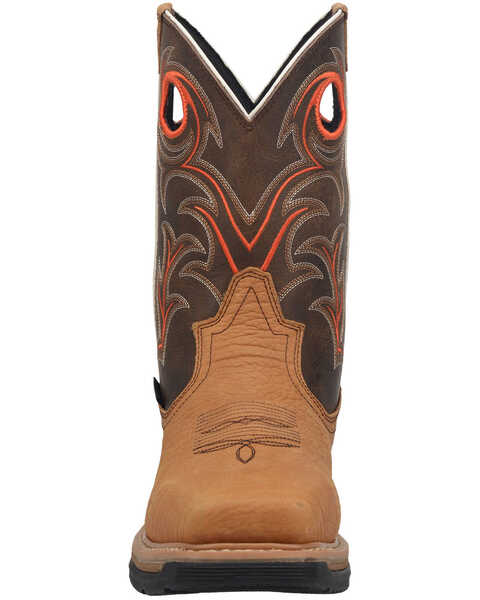 Image #4 - Dan Post Men's Storm's Eye Western Work Boots - Composite Toe, Brown, hi-res