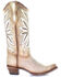 Image #2 - Circle G Women's Straw Laser & Embroidery Western Boots - Snip Toe, , hi-res
