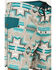 Image #2 - ROCK & ROLL DENIM MEN'S TAN/TURQ SOUTHWESTERN PRINT STRETCH BOARD SHORTS, Multi, hi-res