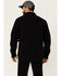 Dakota Grizzly Men's Solid Coal Major Long Sleeve Button-Down Western Flannel Shirt , Black, hi-res