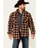 Outback Trading Co Men's Plaid Long Sleeve Button-Down Western Flannel Shirt , Lt Brown, hi-res