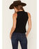 Image #4 - Shyanne Women's Conversational Horse Print Graphic Tank, Black, hi-res