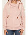 Image #3 - Wanakome Women's Hestia Asymmetrical Full-Zip Sweatshirt, Pink, hi-res