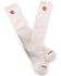 Image #3 - Dan Post Women's Cowgirl Certified Boot Socks (2-pack), White, hi-res