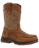 Image #1 - Georgia Boot Boys' Athens Superlyte Work Boots - Moc Toe, Brown, hi-res