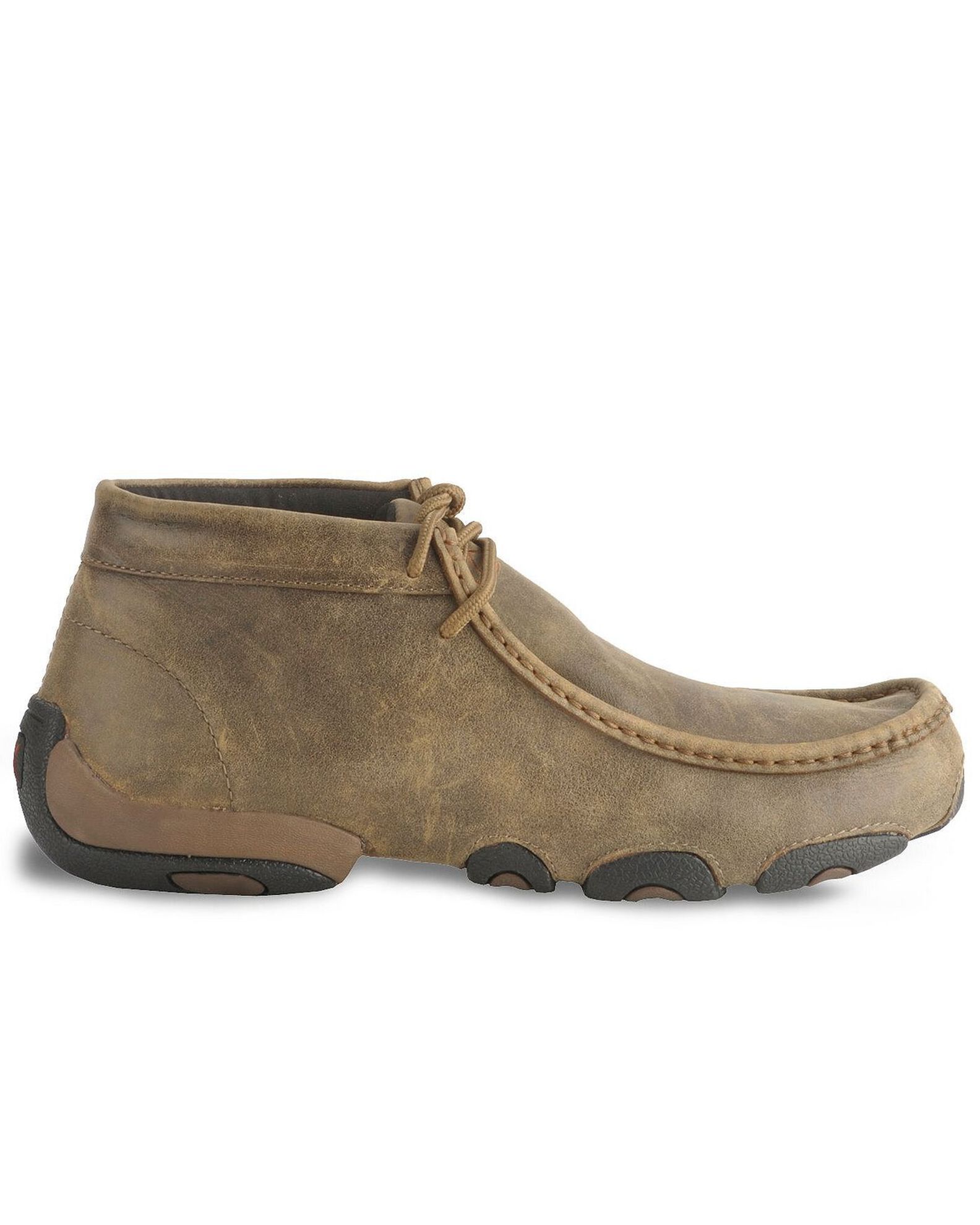 Twisted X Bomber Leather Lace Up Driving Moccasins Sheplers