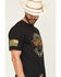 Image #2 - Kick Brass Men's Take Names Short Sleeve Graphic T-Shirt, Black, hi-res