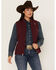 Ariat Women's Logo Embroidered New Team Softshell Vest, Wine, hi-res