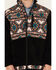 Hooey Boys' Southwestern Print Color Block Zip Softshell Jacket, Charcoal, hi-res