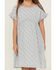 Image #3 - Hayden Girls' Ruffle Sleeve Swiss Dot Tunic Mini Dress, Blue, hi-res