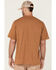 Image #4 - Hawx Men's Rust Copper Force Heavyweight Short Sleeve Work Pocket T-Shirt, Rust Copper, hi-res