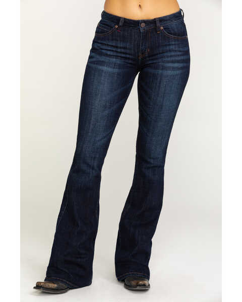 Image #2 - Idyllwind Women's Dark Wash Whiskey Debbie Stretch Bootcut Jeans, Blue, hi-res