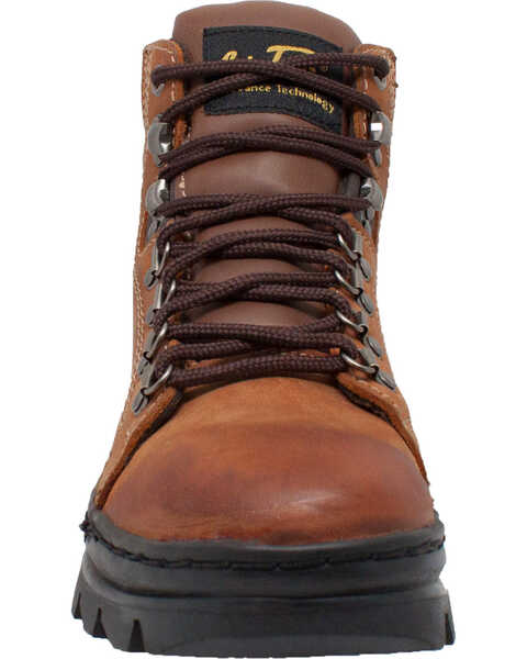 Image #3 - Ad Tec Women's 6" Leather Work Hiker Boots - Soft Toe, Brown, hi-res