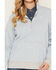 Image #3 - Ariat Women's Boot Barn Exclusive Southwestern Print 1/4 Zip Pullover, Blue, hi-res