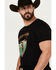 Image #2 - Cody James Men's Skull Cactus Short Sleeve Graphic T-Shirt , Brick Red, hi-res