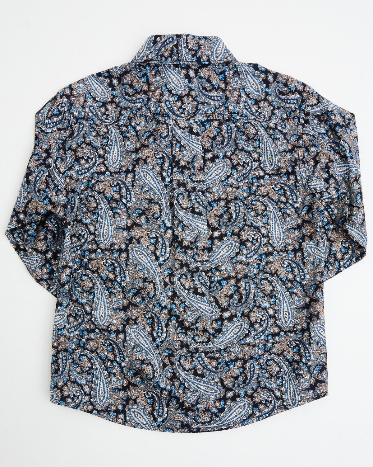 Image #3 - Cinch Toddler Boys' Paisley Print Long Sleeve Button-Down Western Shirt, Multi, hi-res
