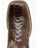 Image #6 - Cody James Men's Antique Cafe Ostrich Leg Exotic Western Boots - Broad Square Toe, Brown, hi-res