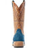 Image #3 - Ariat Men's Futurity Showman Roughout Western Boots - Square Toe, Navy, hi-res