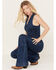 Idyllwind Women's Barlow Lace-Up Denim Jumpsuit, Super Dark Wash, hi-res