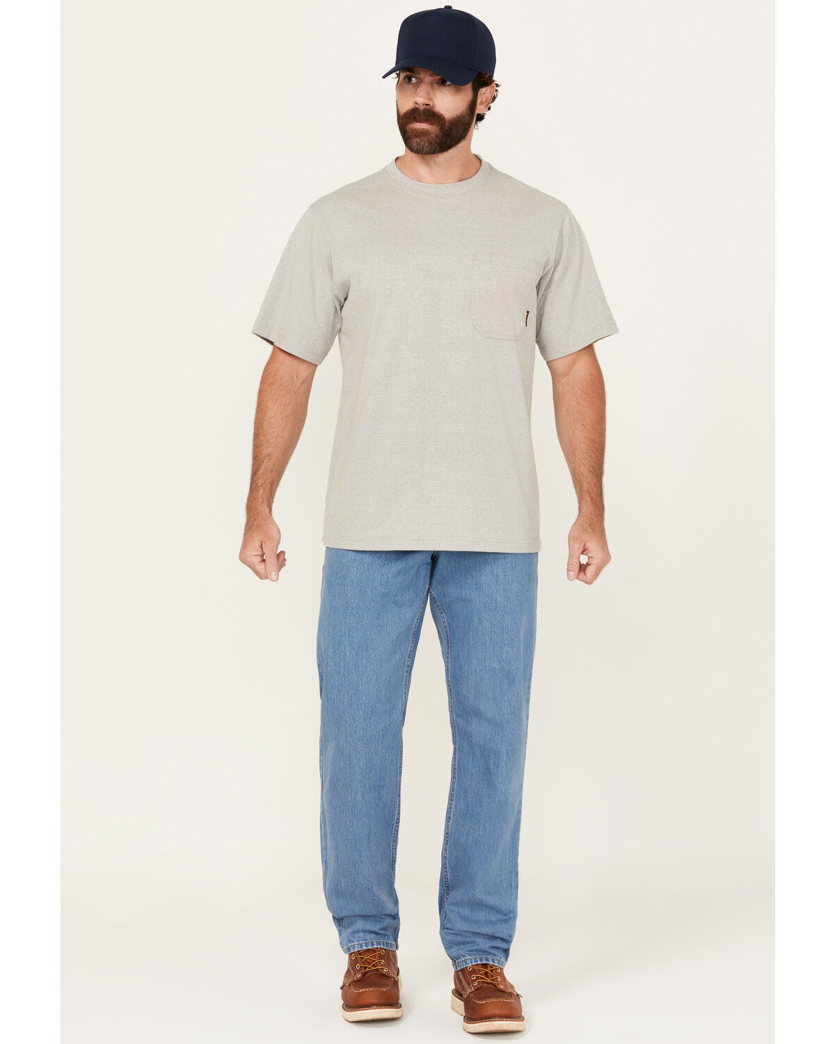 Carhartt Men's Relaxed Fit Light Wash Work Jeans, Light Wash, hi-res
