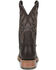 Double H Men's Dark Brown Elk Western Boots - Broad Square Toe, Chocolate, hi-res