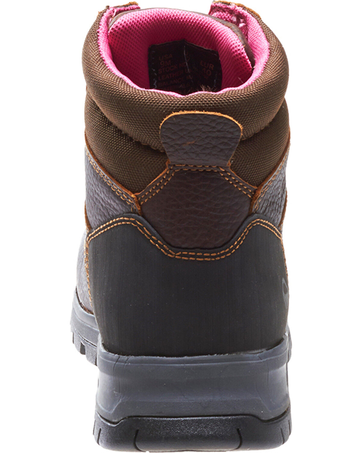 Image #7 - Wolverine Women's Piper Waterproof 6" Work Boots - Soft Toe, Brown, hi-res