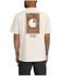 Image #1 - Carhartt Men's Loose Fit Heavyweight Short Sleeve Camo Print Graphic T-Shirt , Oatmeal, hi-res