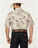 Image #4 - Ariat Men's VentTEK Outbound Island Print Short Sleeve Performance Shirt, Tan, hi-res