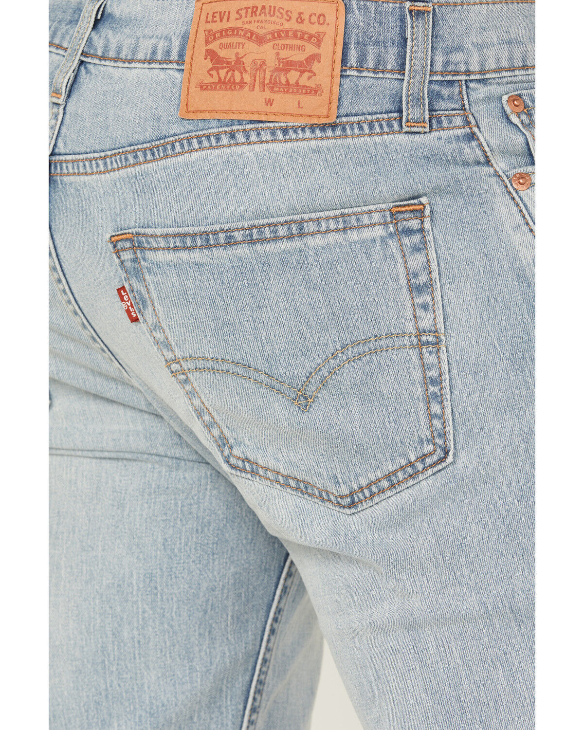 Image #4 - Levi's Men's 511® Open Doors Light Wash Slim Straight Stretch Denim Jeans, Light Wash, hi-res