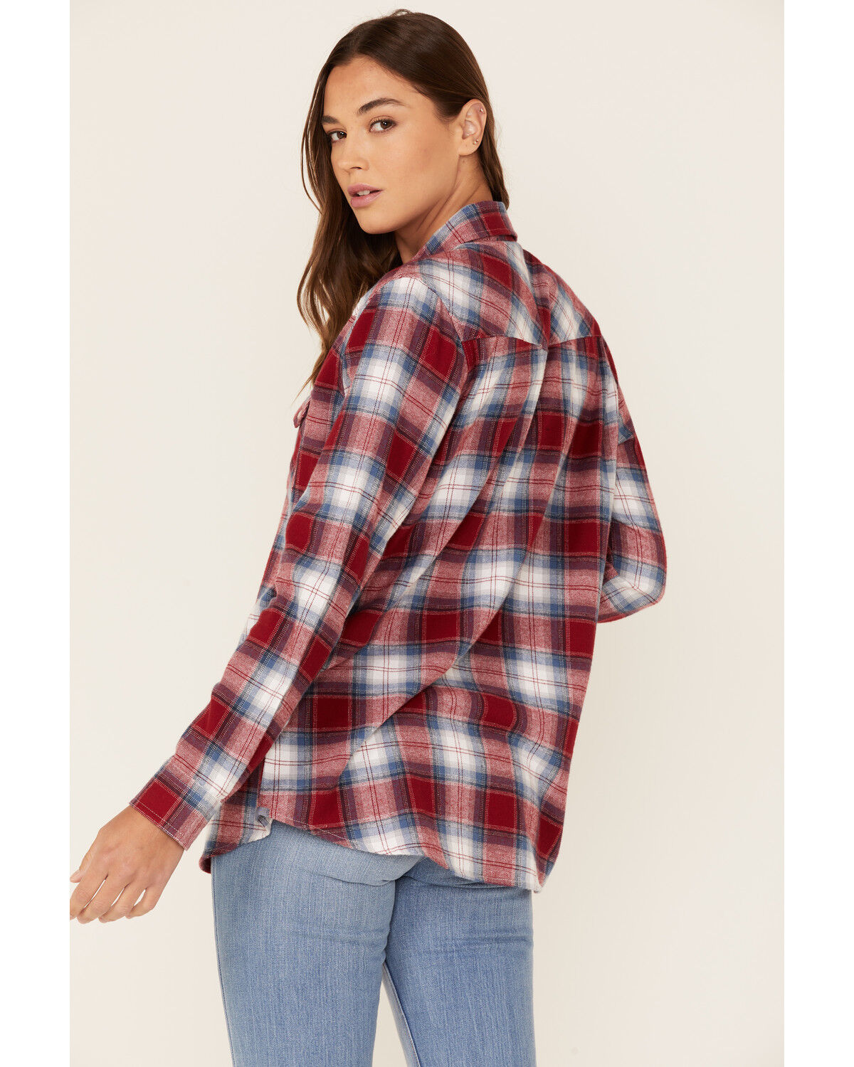 Image #3 - Flag & Anthem Women's Plaid Flannel Shirt, , hi-res
