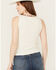 Image #4 - Shyanne Women's Beaded Fringe Tank, Cream, hi-res