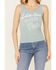 Image #3 - Bandit Women's Honky Tonk Tank Top, Blue, hi-res