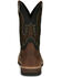 Justin Men's Stampede Bolt Pull On Western Work Boots - Nano Composite Toe , Brown, hi-res