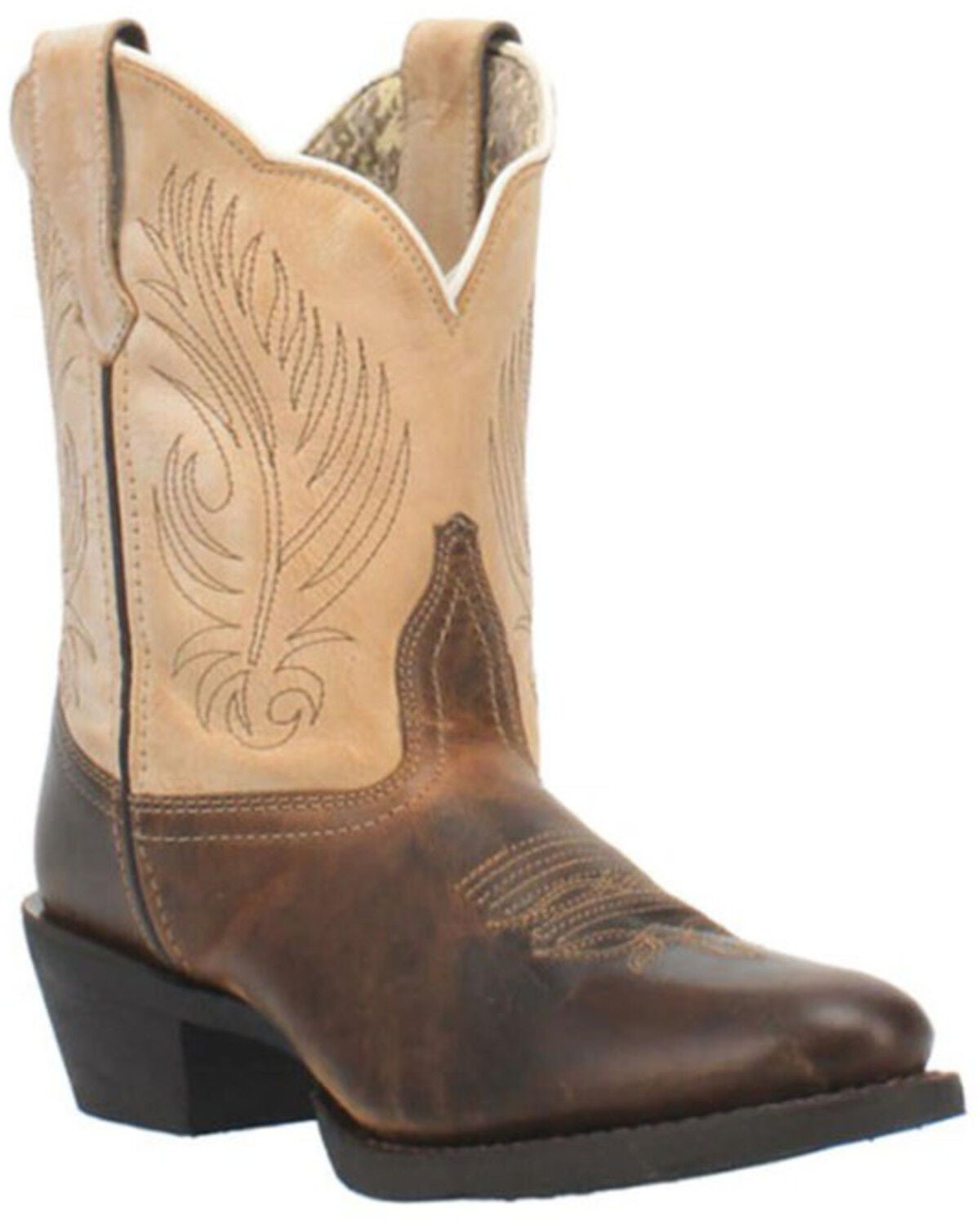 Laredo Women's Tori Performance Western Boots - Round Toe, Brown, hi-res